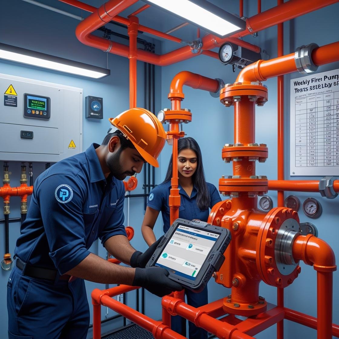 Fire Pump Room Setup